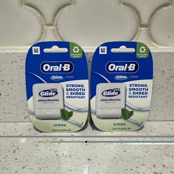 Oral-B Other - NEW LOT 2 Oral B Glide Pro Health Mint Floss 54.6 YD ORIGINAL